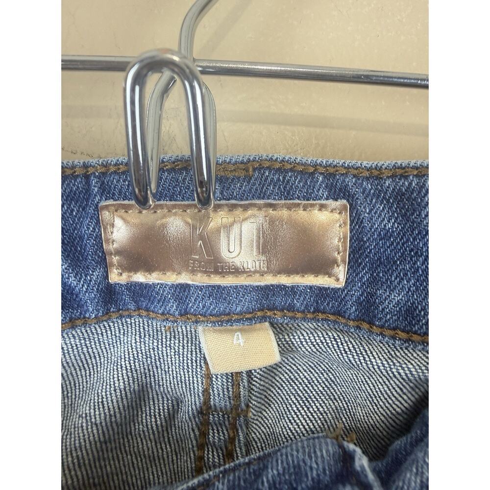 Kut from the Kloth Nadia High Rise Flare Jeans Women’s Size 4 Distressed - Picture 9 of 15